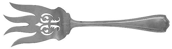 Hepplewhite-Plain (Sterling, 1907, No Monos) Small Chipped Beef Fork