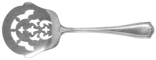 Hepplewhite-Plain (Sterling, 1907, No Monos) Small Cucumber/Tomato Server by Reed & Barton