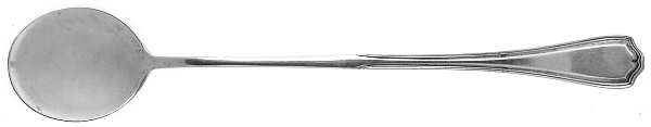 Hepplewhite-Plain (Sterling, 1907, No Monos) Long Handle Chocolate Muddler Spoon