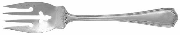 Hepplewhite-Plain (Sterling, 1907, No Monos) Individual Salad Fork by Reed & Barton