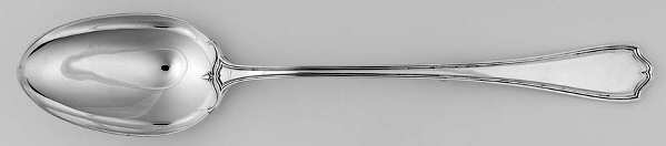 Hepplewhite-Plain (Sterling, 1907, No Monos) Gravy/Dressing Spoon with Button