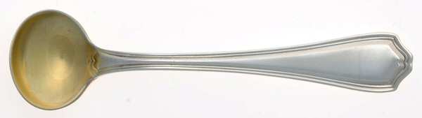 Hepplewhite-Plain (Sterling, 1907, No Monos) Master Salt Spoon