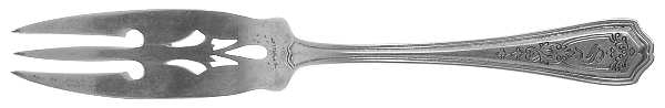 Hepplewhite-Chased (Sterling, 1907) Lemon Fork