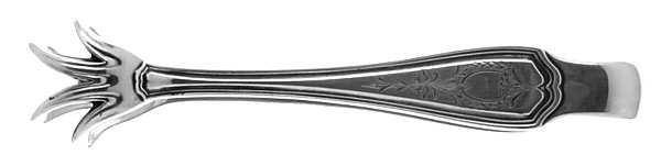 Hepplewhite-Engrv (Sterling, 1907, No Monos) Sugar Tongs