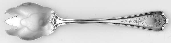 Hepplewhite-Engrv (Sterling, 1907, No Monos) Small Ice Cream Fork