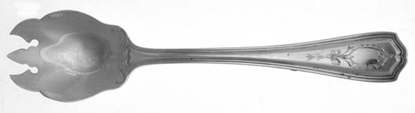 Hepplewhite-Engrv (Sterling, 1907, No Monos) Ice Cream Fork