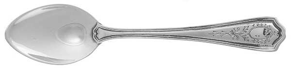 Hepplewhite-Engrv (Sterling, 1907, No Monos) Demitasse Spoon