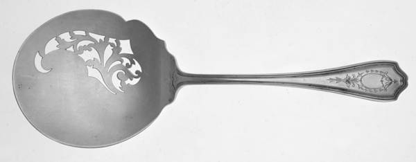 Hepplewhite-Engrv (Sterling, 1907, No Monos) Tomato Server, Solid Piece
