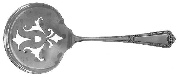 Heritage (Sterling, 1924) Solid Bon Bon Spoon with Pierced Bowl