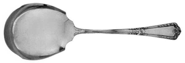 Heritage (Sterling, 1924) Solid Salad Serving Spoon