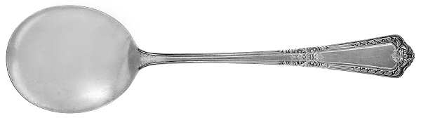 Heritage (Sterling, 1924) Round Bowl Soup Spoon (Gumbo)