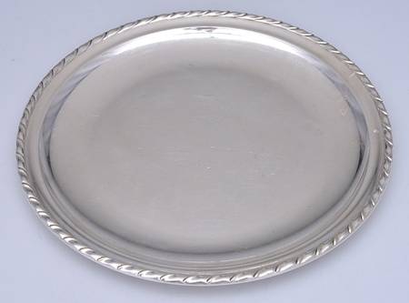 Hibiscus (Sterling, Hollowware) 10" Sandwich Plate