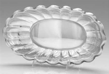 Holiday (Silverplate, Hollowware) Silverplate Bread Tray