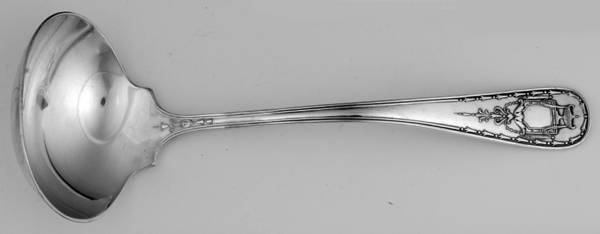 Holworthy (1910, Silverplate) Solid Piece Cream Ladle