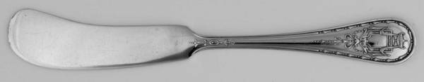 Holworthy (1910, Silverplate) Flat Handle Butter Spreader
