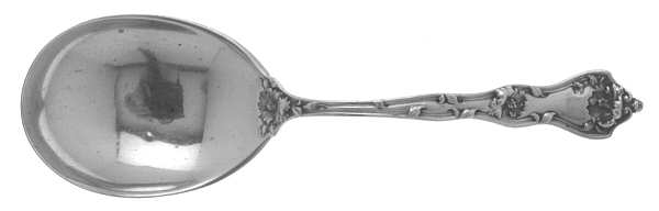 Intaglio (Sterling, 1905, Eagle-R-Lion) Small Solid Berry/Casserole Spoon