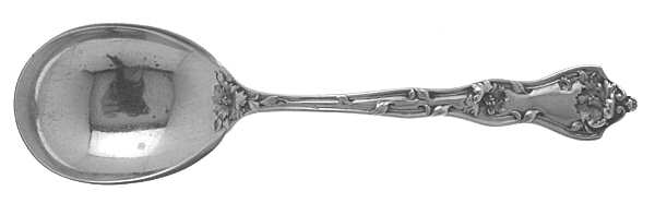 Intaglio (Sterling, 1905, Eagle-R-Lion) Preserve Spoon