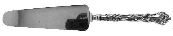 Intaglio (Sterling, 1905, Eagle-R-Lion) Pie Server with Silverplate Blade