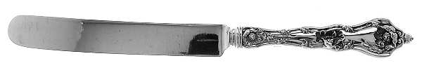 Intaglio (Sterling, 1905, Eagle-R-Lion) Old French Table Knife with Bolster