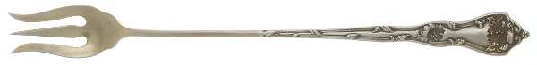 Intaglio (Sterling, 1905, Eagle-R-Lion) Long Handle Olive Fork