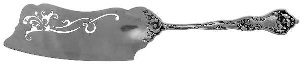 Intaglio (Sterling, 1905, Eagle-R-Lion) Large Solid Ice Cream Slicer