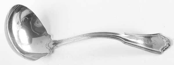 Jacobean (Sterling, No Monograms) Solid Gravy Ladle