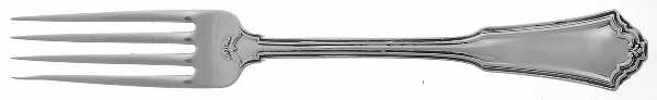 Jacobean (Sterling, No Monograms) Fork
