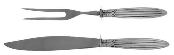 Jubilee (Sterling, 1936) 2 Piece Small Carving Set W/ Sterling Guard