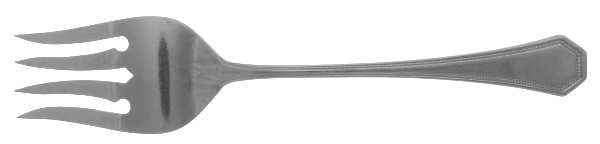 Key Largo (Stainless) Medium Solid Cold Meat Serving Fork