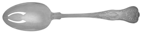 Kings (Silverplate, 1985) Pierced Tablespoon (Serving Spoon)