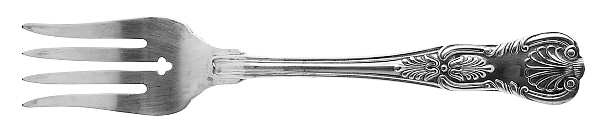 Kings (Silverplate, 1985) Individual Salad Fork