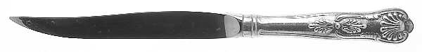 Kings (Silverplate, 1985) Individual Steak Knife Hollow Handle