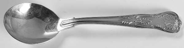 Kings (Silverplate, 1985) Round Bowl Soup Spoon (Bouillon)