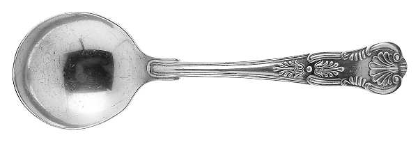 Kings (Silverplate, 1985) Round Bowl Soup Spoon (Cream Soup)