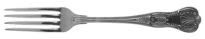 Kings (Silverplate, 1985) Fork