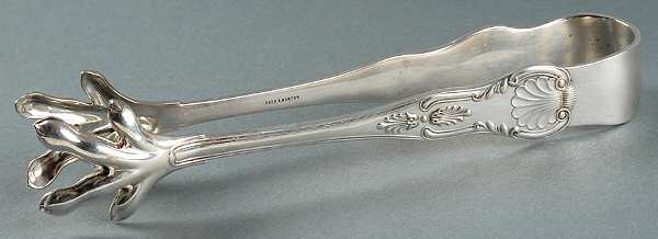 Kings (Silverplate, 1985) Large Ice Serving Tongs