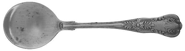 Kings (Sterling, 1890) Round Bowl Soup Spoon (Bouillon)