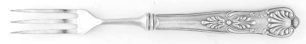 Kings (Silverplate, 1900) Individual Silverplate Prong Bird Fork