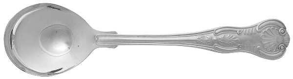 Kings (Silverplate, 1900) Round Bowl Soup Spoon (Gumbo)