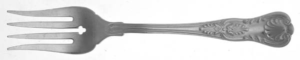 Kings (Silverplate, 1900) Individual Salad Fork