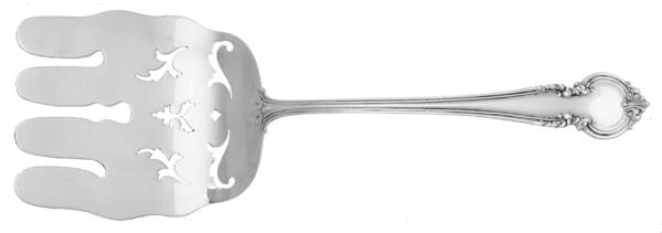 La Comtesse (Sterling, 1897) Large Solid Asparagus Serving Fork