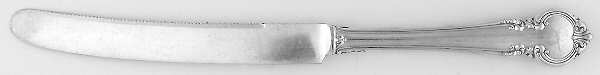 La Comtesse (Sterling, 1897) Orange Knife with Silverplate Blade