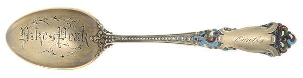 La Marquise (Sterling, 1895) Souvenir Spoon (Teaspoon)