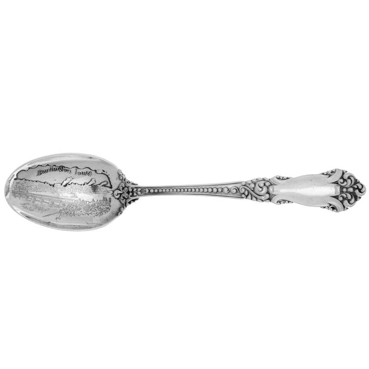 La Marquise (Sterling, 1895) Souvenir Spoon (Teaspoon)