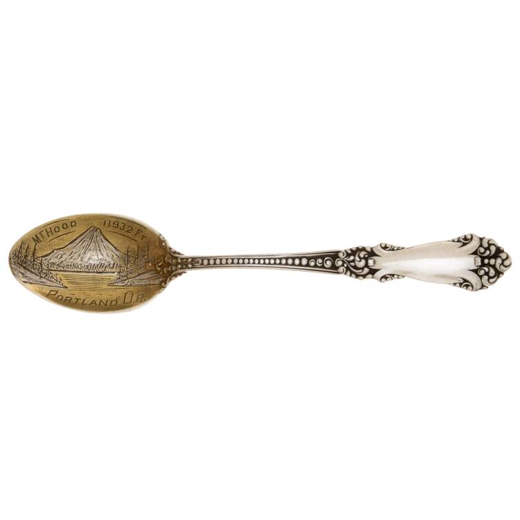 La Marquise (Sterling, 1895) Souvenir Spoon (Five O'Clock)