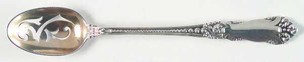 La Marquise (Sterling, 1895) Pierced Bowl Short Handle Olive Spoon