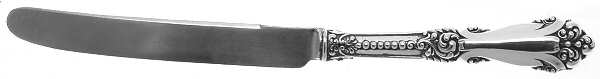 La Marquise (Sterling, 1895) Orange Knife with Silverplate Blade