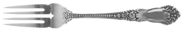 La Marquise (Sterling, 1895) Pastry Fork