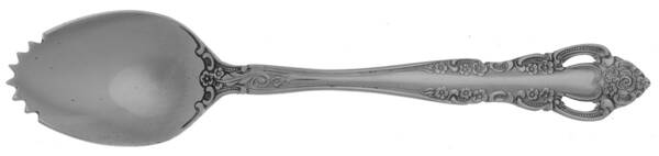 L'Amour (Stainless) Fruit/Orange Spoon Individual, Serrated Bowl HC