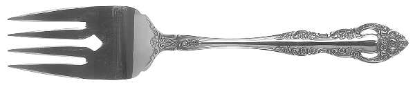 L'Amour (Stainless) Large Solid Cold Meat Serving Fork